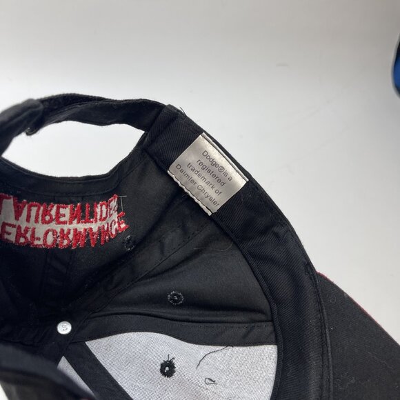Y2K Dodge Hat Cap Strap Back Black Ram Logo Tribal Choko Motorsports Adjustable - Picture 9 of 11